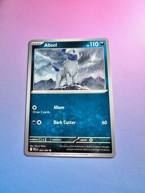 absol - 063/094 (common) — pokemon: phantasmal flames